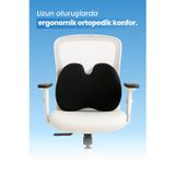 Ortopedik Visco Bel Yastığı Sırt Minderi / Visco Sırt Minderi Ofis, Ev, Araç İçin