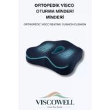 Ortopedik Visco Oturma Minderi Oturma Simidi Minderi Kuyruk Sokumu Koltuk Yastığı