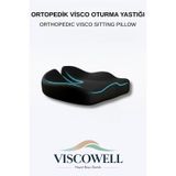 Ortopedik Visco Oturma Yastığı Koltuk Sandalye Minderi Kuyruk Sokumu Yastığı Siyah dummy-274311787-429