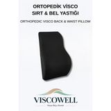 ORTOPEDİK VİSCO SIRT&BEL YASTIĞI Bel Yastığı Sırt Minderi Ortopedik Bel Minderi