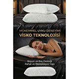Ortopedik Visco Yastık Coolaktive Serinletici Etkili (40X60)-TERLETMEYEN Ferah Uyku - 40 x 60 x 15 cm - Beyaz