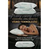 Ortopedik Visco Yastık Meditation Anti-Stres Etkili Ortopedik (40X60) - Rahatlatıcı Uyku Terapisi