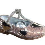 OrtopedikAL 1010 Ort Emt Bebe Pudra Parlak Babet Taşlı Kız Çocuk Abiye Ayakkabı Düğün (Pudra, EU Ayakkabı Beden Sistemi, Küçük Çocuk, Kadın, Sayısal, Orta, 24)