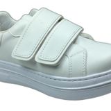 OrtopedikAL 1087 Kız Çocuk Beyaz Cırtlı Sneaker Spor Ayakkabı