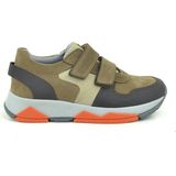 Ortopedikal 3880 Rakerplus Hakiki Deri Kahve-Kahve Çocuk Sneakers Spor Ayakkabı Cırtlı - Kahverengi