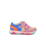 OrtopedikAL 3880 Rakerplus Hakiki Deri Pembe Mavi Çocuk Sneakers Spor Ayakkabı Cırtlı