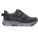 Ortopedikal 3880 Rakerplus Hakiki Deri Siyah Çocuk Sneakers Spor Ayakkabı Cırtlı