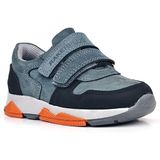 Ortopedikal 3880 Rakerplus Hakiki Deri Siyah-K.gri Çocuk Sneakers Spor Ayakkabı Cırtlı - Koyu Gri - Siyah
