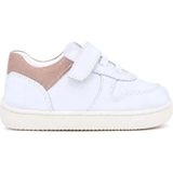 Ortopedikalrakerplus R840-BENPU Bob Beyaz Nubuk Pudra % 100 Deri Bebek Sneaker Ayakkabı - Beyaz - Pudra