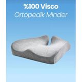 Ortovita Oturma Minderi Ofis, Araç Ve Ev Kullanımına Uygun Visko Ortopedik