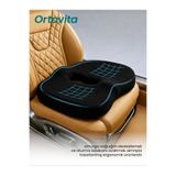 ORTOVİTA Yeni Nesil Visco Ortopedik Ergonomik Kaymaz Taban Terlemez ( Hemoroıd Oturma Simidi Minderi) omurga sağlığını destekler ve oturma baskısını azaltır