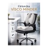 ORTOVİTA Yeni Nesil Visco Ortopedik Ergonomik Ofis, Araç, Ev Çalışma Sandalye Minder 2 Lİ Set ( Sırt Mideri ve Oturma Minderi ) GRİ