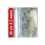 Örtücüm 45 Cm X 2 Metre Buzlu Statik Yapışkansız Kumlama Desenli Cam Folyo Ev Ofis Balkon Duşakabin Film