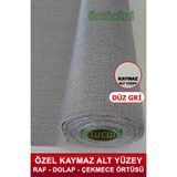 Örtücüm Düz Gri Kaymaz Kaydırmaz Pvc Dolap İçi Raf Örtüsü Buzdolabı Çekmece Kaymaz Çok Amaçlı Mutfak