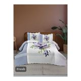 Örtüm Çift Kişilik Kapitone Yatak Örtüsü, Klasik Desenli Model - Fresh (250 X 260cm)