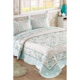 Örtüm Çift Kişilik Kapitone Yatak Örtüsü Nora - 250 x 260 cm - Renkli