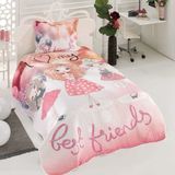 Örtüm Fashion Kapitone 175X240 Genç Tek Kişilik Yatak Örtüsü - 175 x 240 cm - Pembe