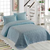 Örtüm Ivy Mint Çift Kişilik Microfiber Kapitone Yatak Örtüsü - 200 x 220 cm