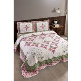 Örtüm Julia Çift Kişilik Kapitone Yatak Örtüsü