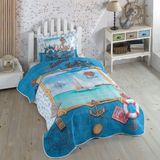 Örtüm Sailing Tek Kişilik Kapitone Yatak Örtüsü - Renkli - 175 x 240 cm