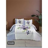 Örtüm Sofline Çift Kişilik Kapitone Yatak Örtüsü, Klasik Desenli Model - Beste Kahve (250 X 260cm) - Çok Renkli - 250 x 260 cm