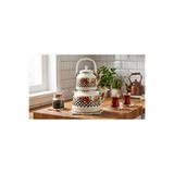 ORUÇ HOME DAMALI EMAYE ÇAYDANLIK - Üst Demlik 1.1 Ml Alt Suluk 2.5 Ml