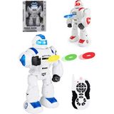 Oruç Oyuncak Uzaktan Kumandalı Disk Atan Savaşçı Robot - Renkli Akıllı Oyuncak Robot 3 Yaş ve Üzeri