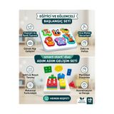 oruçoyuncak Eğitici Set Sevimli Hayvanlar Bultak Geometri Şekiller Set oyuncak