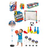 oruçoyuncak Futbol Kalesi + Ayaklı Basketbol Potası Erkek Çocuk Oyuncakları Oyuncak Futbol Kalesi Set