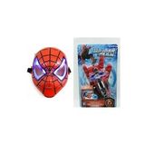 Örümcek Adam Ağ Fırlatan Ok Atan Spider Man Eldiven Ve Işıklı Spiderman Maske (Karışık)
