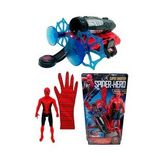 Örümcek Adam Ağ Fırlatan Ok Atan Vantuzlu Eldiven Işıklı Figür Oyuncak Spiderman