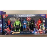Örümcek Adam Batman Hulk Ironman Kaptan Amerika Oyuncak 5 Li Set
