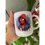 Örümcek Adam Spiderman Baskılı Kupa Bardak (Kişiselleştirilebilir) - Beyaz