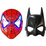 Örümcek Adam Spiderman Işıklı Maske ve Batman Maske - 149