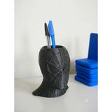 Örümcek Adam Tasarımlı Masaüstü Kalemlik - Spider-Man Adam Figürlü Obje