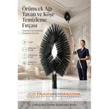 Örümcek Ağı Temizleme Tavan Ve Köşe Temizleme Fırçası | Uzatmalı Sopalara Uyumlu Örümcek Ağı Alıcı, Toz Alma Aparatı 720694