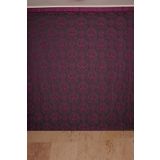ÖRÜMCEK ÇİFT RENK MOR İP PERDE HAZIR DÜĞMELERİ DİKİLMİŞ İP PERDE 300*280 cm