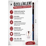 Örümcek Kurşun Kalem 1 Adet Fatih Yuvarlak Gövdeli Siyah Kurşun Kalem 2B Yumuşak Yazım Kolay Tutuş Kaliteli Okul Sınıf
