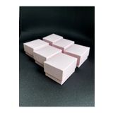 Örün Matbaa Pembe Süngerli Yüzük Kutusu 5,5x4,5x3,5cm - 15 Adet Kullanıma Hazır/ Yapılı Kutu Olarak Sevk