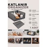 Orvena Katlanır Kayar Raf Organizer Dolap İçi Kıyafet Aksesuar Düzenleyici Çok Amaçlı Saklama Rafı 3'lü Set
