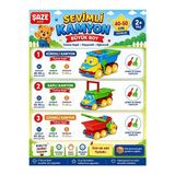 Orvessa Büyük Boy Kamyon ve Tırmık Oyuncak Seti - 45 cm Plaj Oyuncakları - Siyah - Çocuk