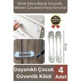 Orvessa Çekmece ve Dolap Güvenlik Kilidi, Çocuklar Için Ayarlanabilir Koruma Koruyucu ve Kilit 4