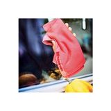 Orvessa Kırmızı Mikrofiber Cam Bezi ile Parlak ve Temiz Camlar Pratik Temizlik Gereci - Siyah - Seçenek 1