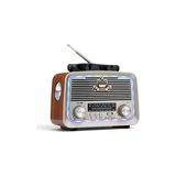 Orvessa Mini Fenerli Bluetooth Radyo ile Güneş Enerjili Müzik Keyfi Alarm Saatli Radyo
