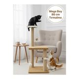 Orvessa Modern Peluş Dokulu I Kedi Tırmalama ve Yatık Yatak Kedi Tırmalaması