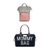Orvessa Mommy Bag Bebek ve Anne Bakım Çantası, Çok Fonksiyonlu ve Şık Bebek Bakım Çantası - Siyah