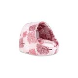 Orvessa Pembe Ağaç Desenli Kedi Mağara Yuvası - 40X40CM Yıkanabilir ve Rahat Kedi ve Köpek Yatağı - Seçenek 1 - Siyah