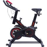 Orvica LCD Ayarlı Dikey Kondisyon Bisikleti 135 kg Taşıma Kapasitesi ile Spor Koşu Egzersiz Bisikleti - Siyah