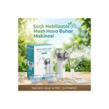 ORVİCA Şarjlı Taşınabilir Mesh Nebülizatör – Buhar Makinesi - Süper Sessiz, Yeni Nesil | Yetişkin & Çocuk |