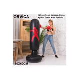 ORVİCA Şişme Boks Torbası – Yumruk & Tekme Antren için | Portatif Kickboks Torbası